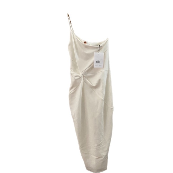 Nookie Lust One Shoulder Gown in Ivory small nwt - Picture 2 of 11